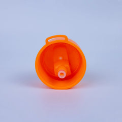 Blue Dual-Lid Steel Bottle With Straw (34oz)