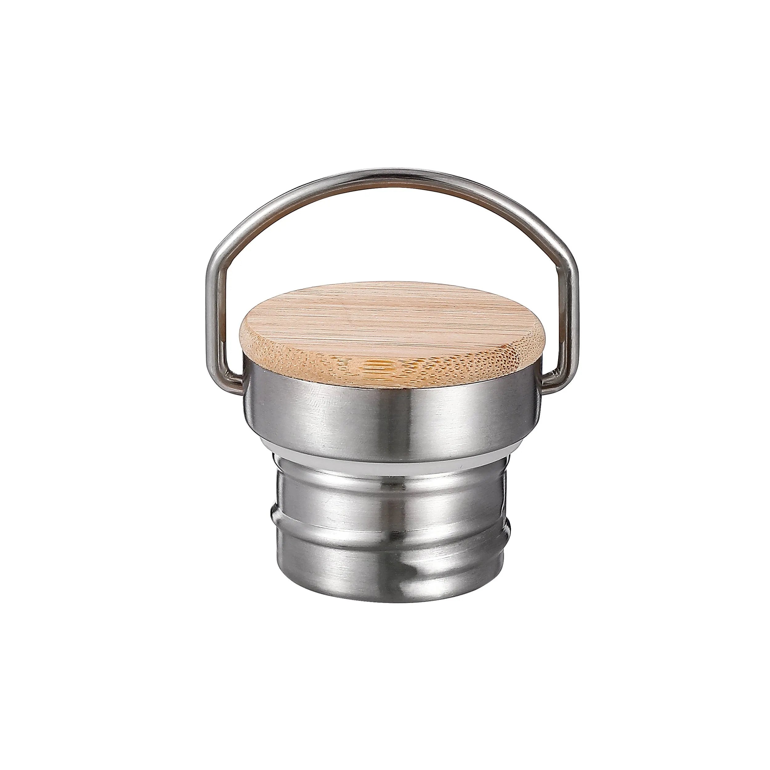 Celeste Green Smart Hydration Flask Bamboo lid