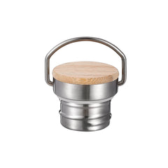 Celeste Green Smart Hydration Flask Bamboo lid