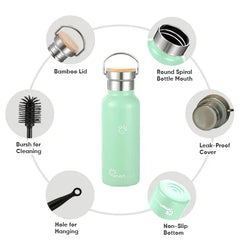 Celeste Green Smart Hydration Flask