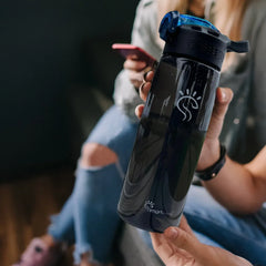 Charcoal Black Smart filter Bottle with advance filter