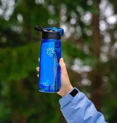 Cobalt Blue Smart filter Water Bottle