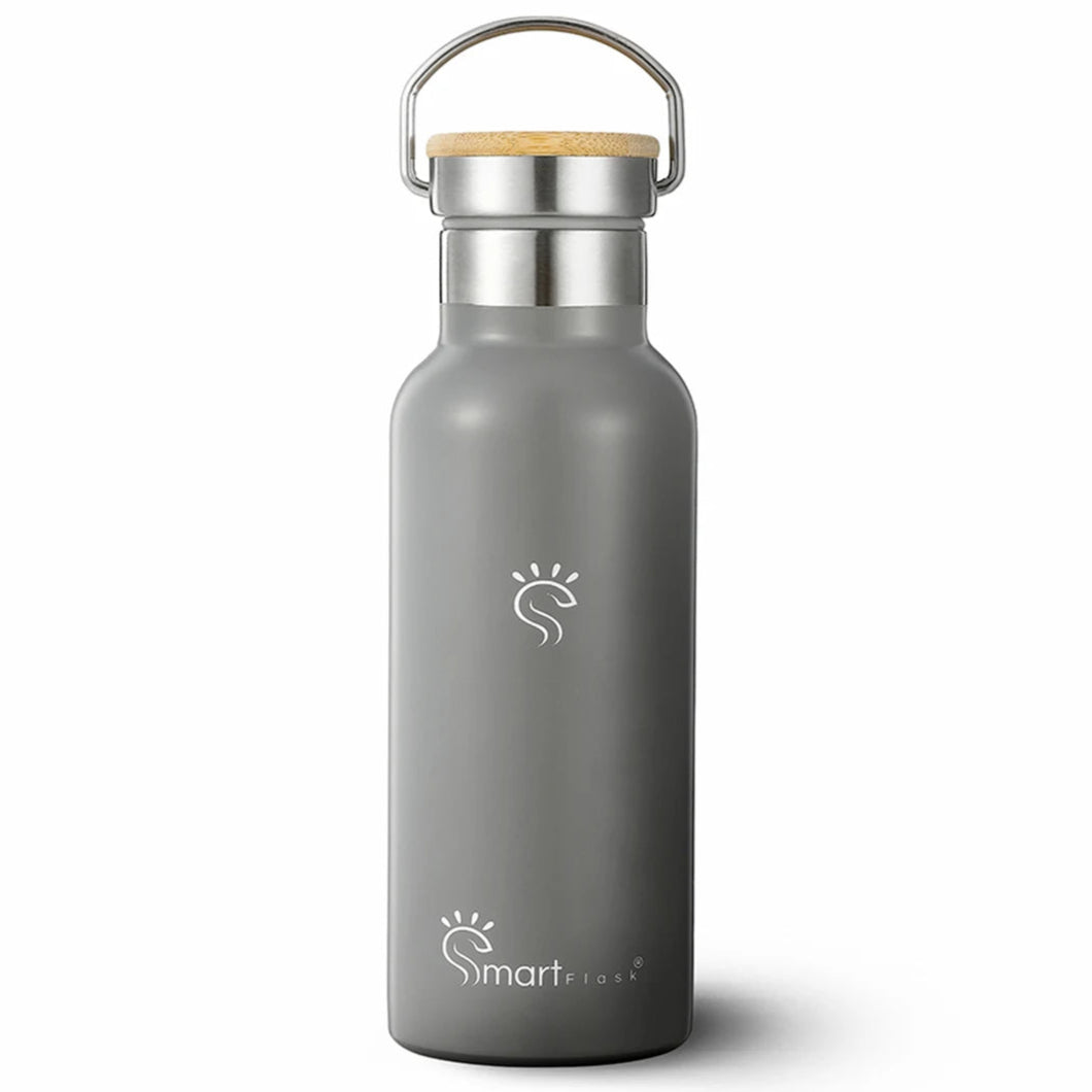 Dove Gray Smart Hydration Flask_500ml