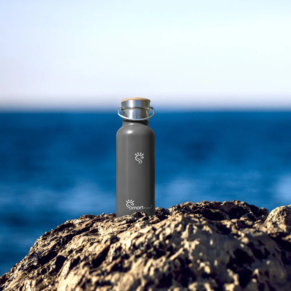 Dove Gray Smart Hydration Flask Outdoor