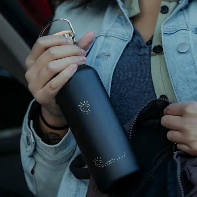 Jade Black Smart Hydration Flask Co-Branding