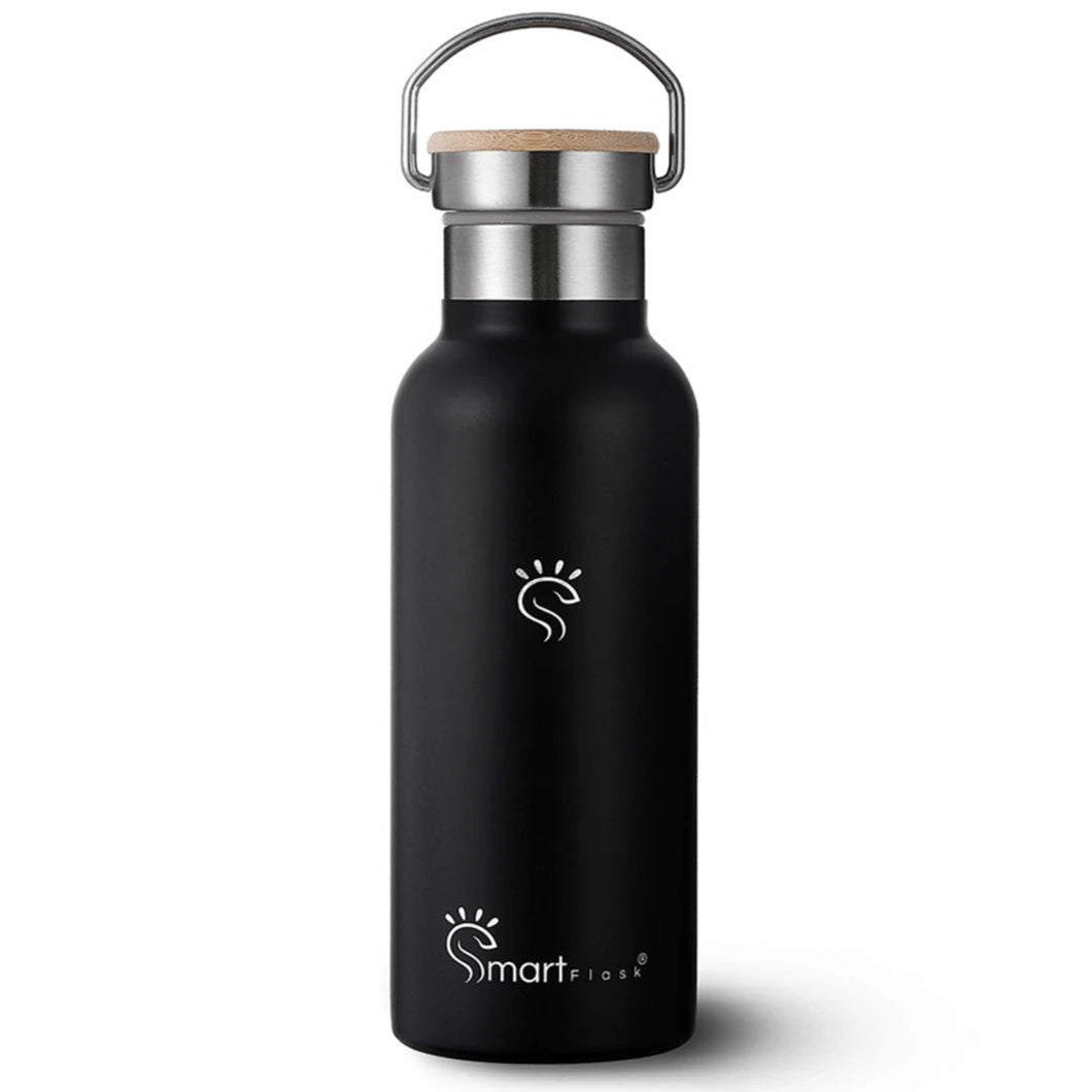 Jade Black Smart Hydration Flask water bottle