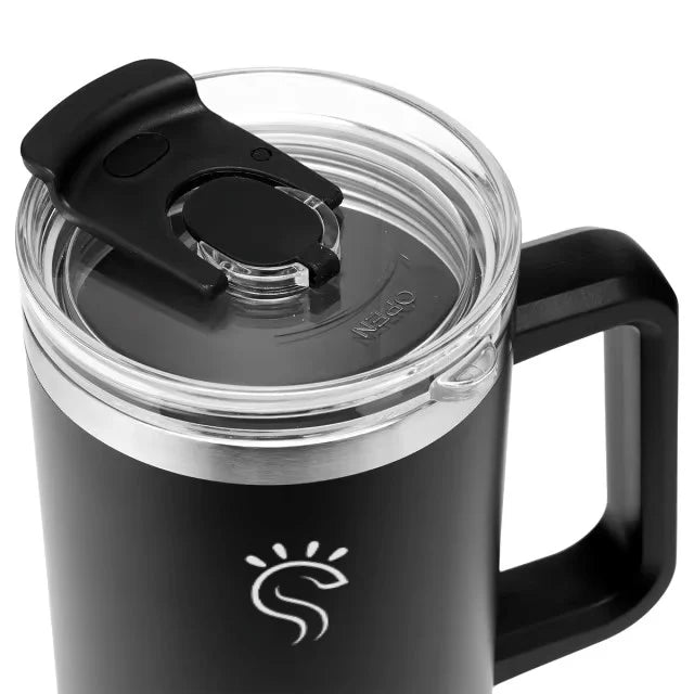 Jet Black Smart Jumbo Tumbler from Top