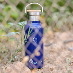 Midnight Blue Smart Hydration Flask Outdoor