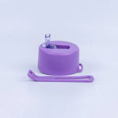 Pink Dual-Lid Steel Bottle With Straw (34oz)