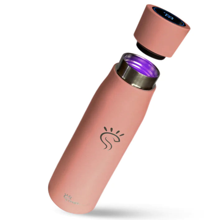 Rose Pink Smart UV-C LED Flask