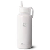 Snow White Smart Reusable WaterBottle with Straw