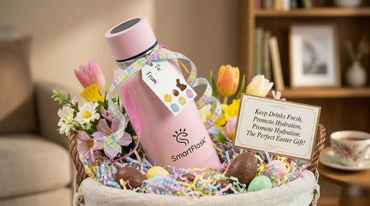 SmartFlask water bottle as a unique and healthy Easter gift for kids and adults