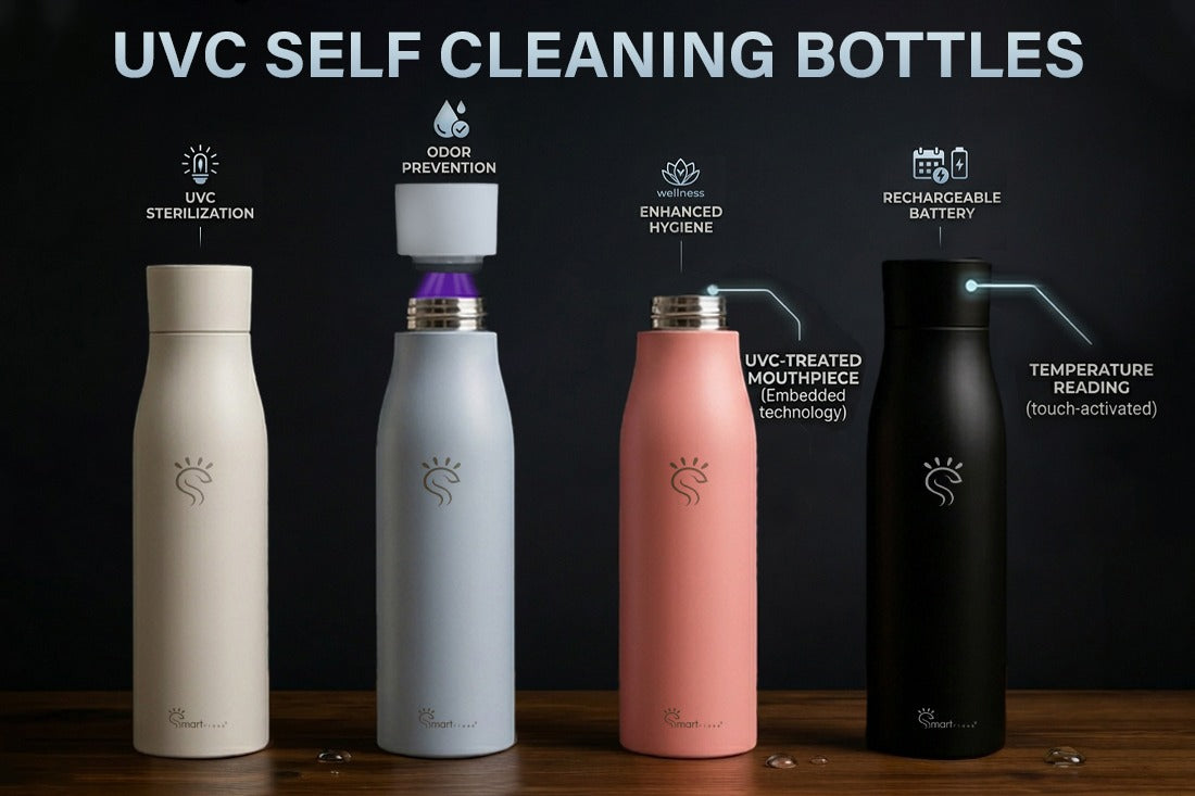 Self Cleaning UV Water Bottles