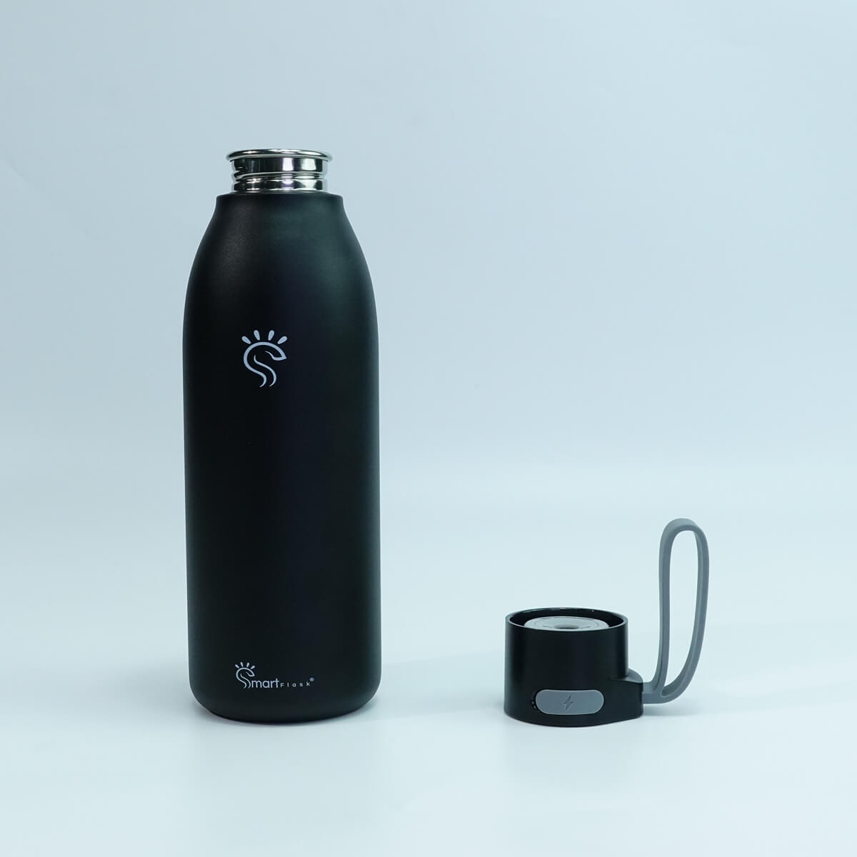 Black Smart UV-C LED Flask 2.0 (750 ml)