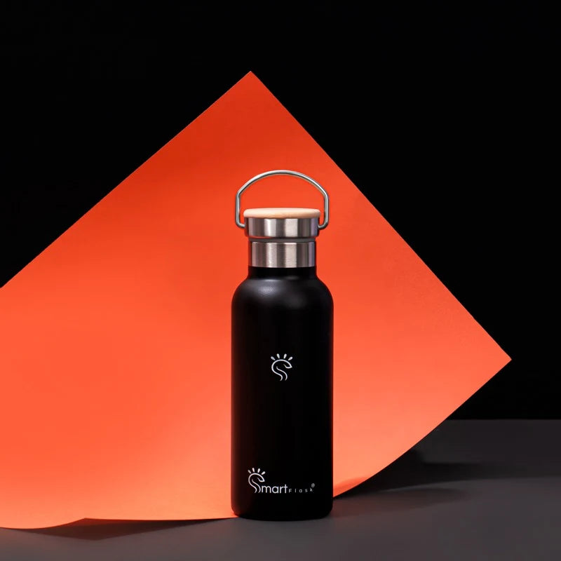Jade Black Smart Hydration Flask (500 ml)