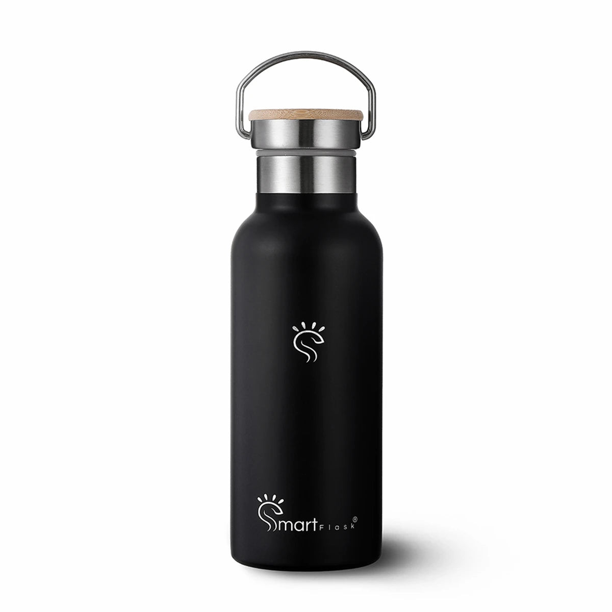 Jade Black Smart Hydration Flask water bottle