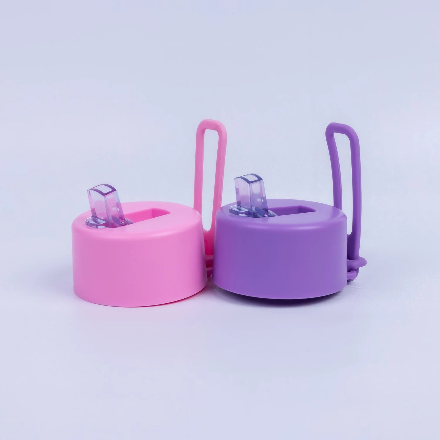 Pink Dual-Lid Steel Bottle With Straw (34oz)