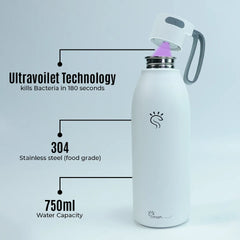 UV-C LED Flask 2.0 with Ultravoilet Technology