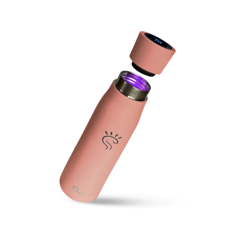Rose Pink Smart UV-C LED Flask 