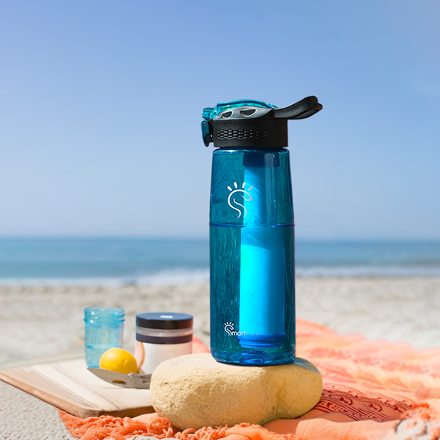  Ocean Blue filter water bottle